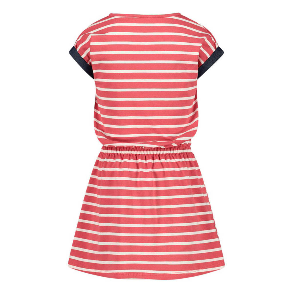 ESPRIT gestreepte jurk rood/wit/blauw