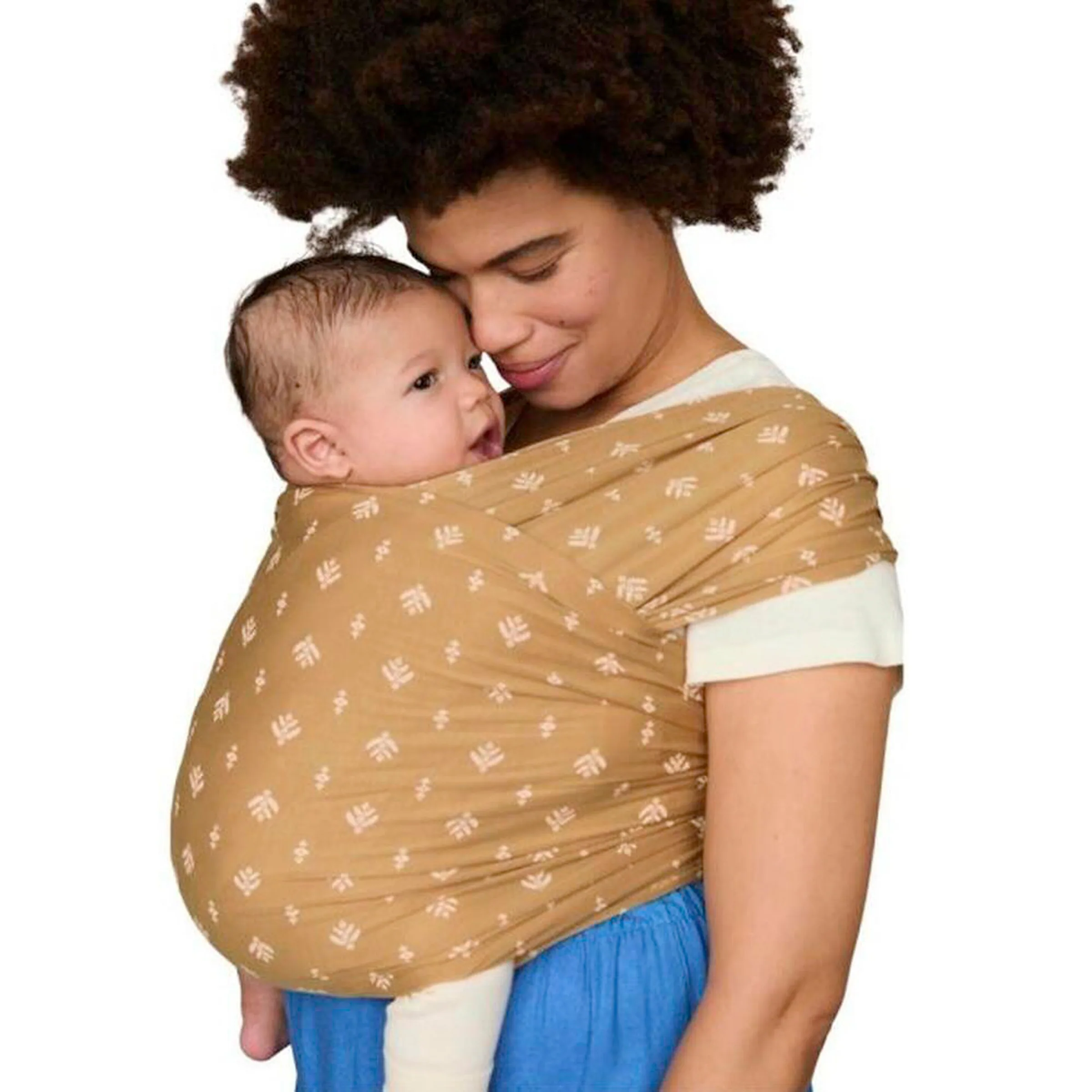 Ergobaby® - AURA WRAP Tragetuch Strick camel harvest