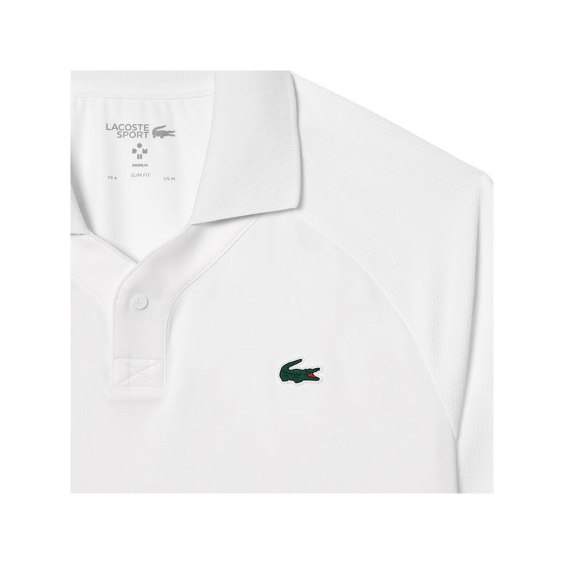 Polo tennis Medvedev blanc