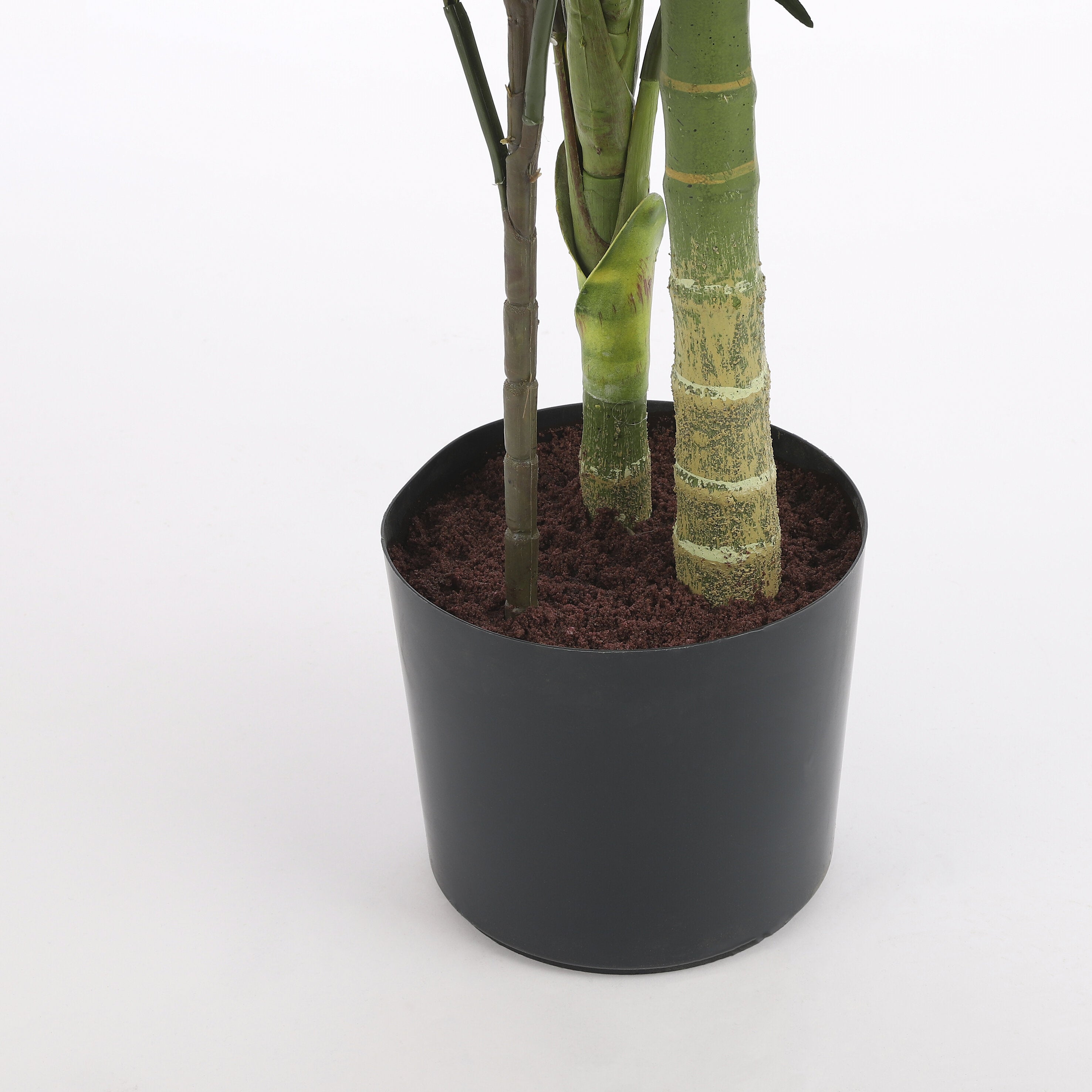 Mica Decorations Areca palm groen in plastic pot - h150xd100cm