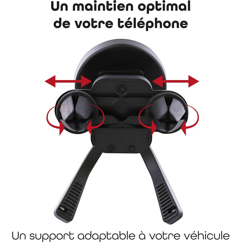 Support smartphone aimanté pour grille d’aération TNB