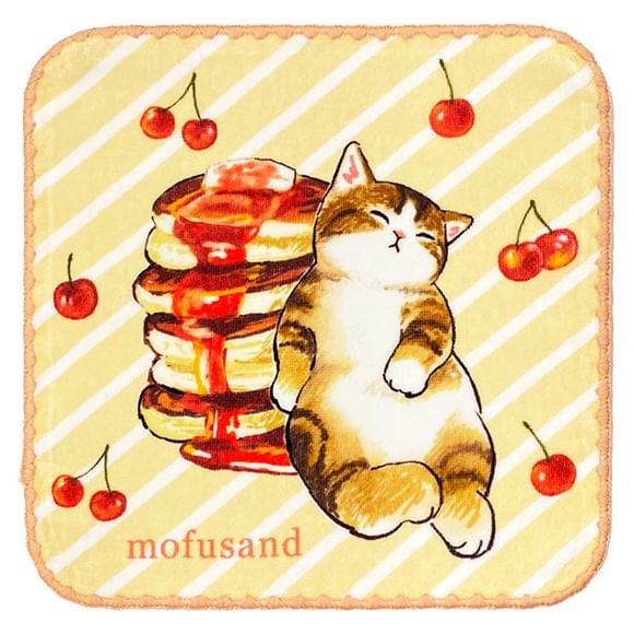 Marushin - mofusand handdoek (25×25cm) (pannenkoek)