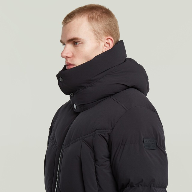 G-STAR Parka »G-Whistler Padded Hooded 2.0« mit Kapuze mit Stehkragen, abnehmbare Kapuze