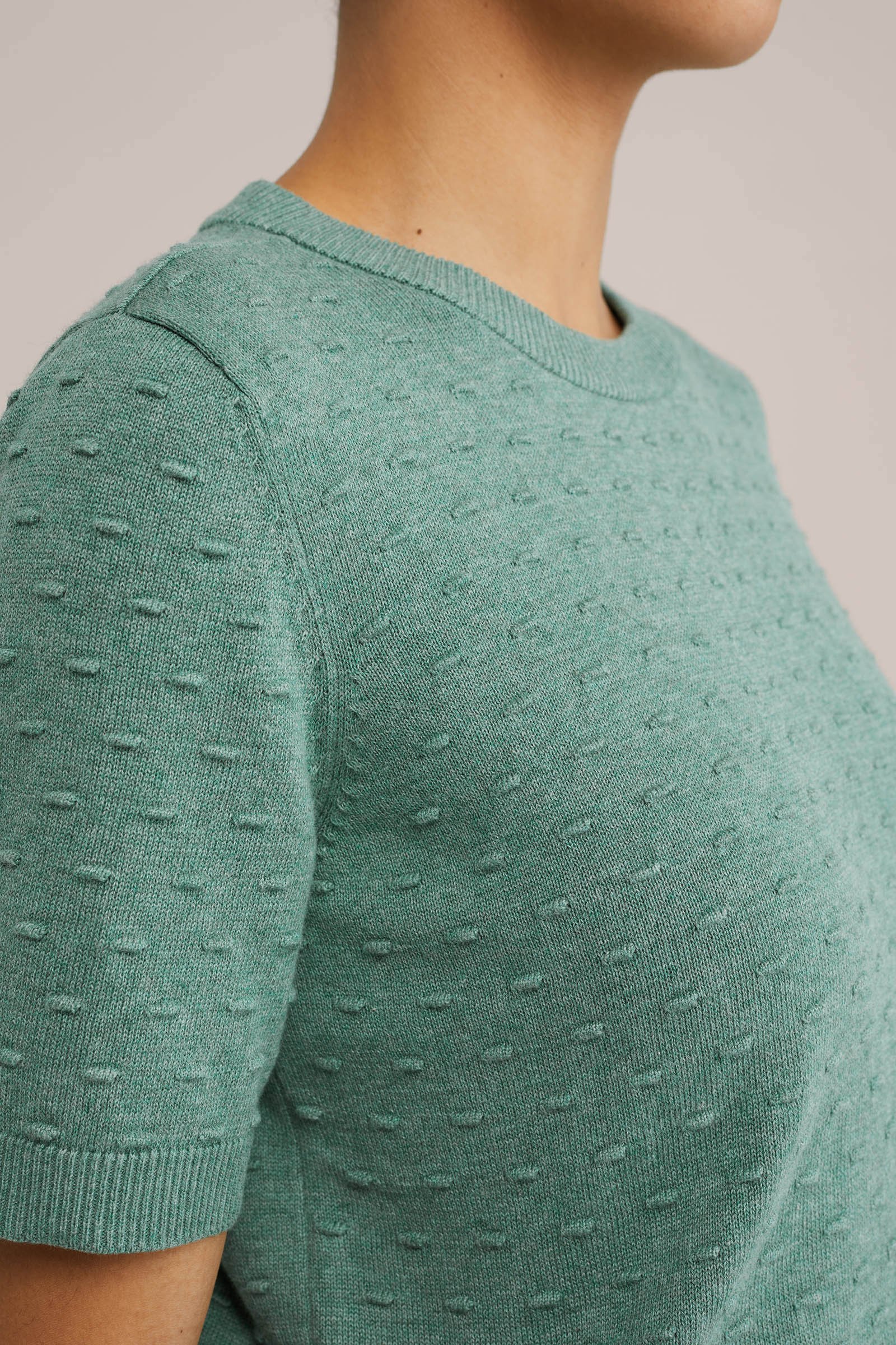 trui met structuur WE Fashion Lichtgroen