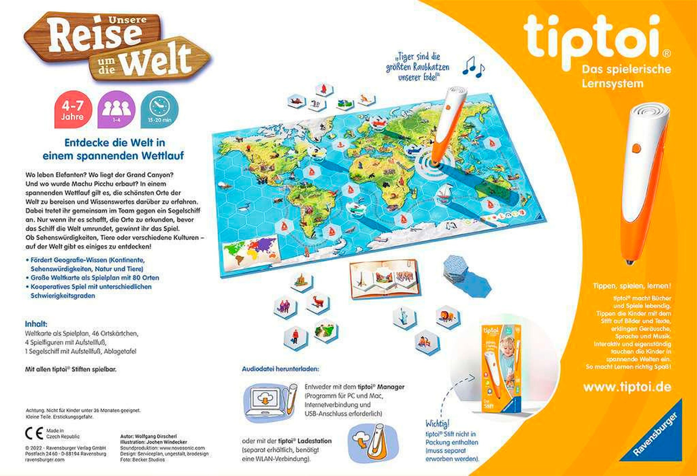 Ravensburger - TIPTOI Unsere Reise um die Welt
