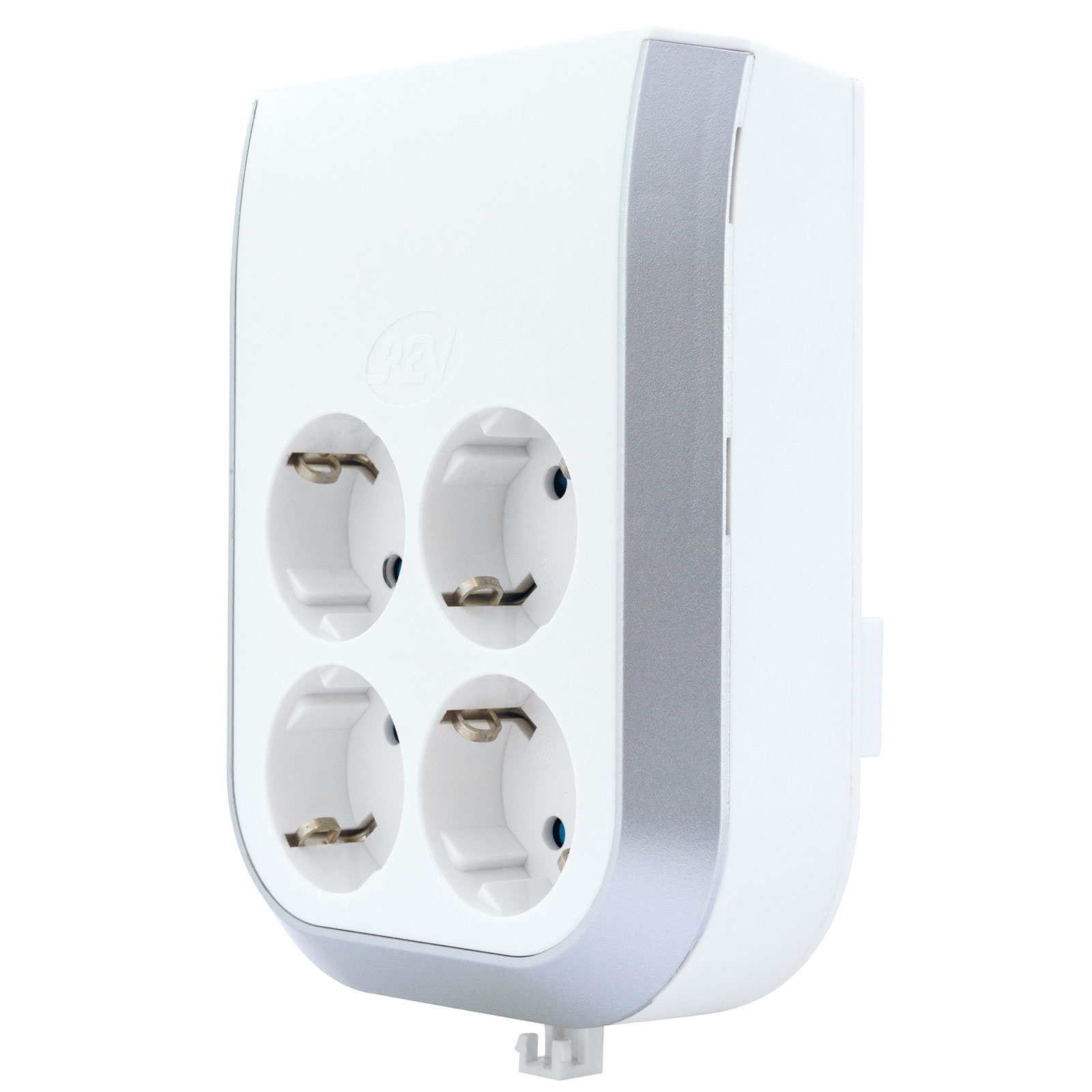 Multi-Power-Adapter - weiß - 4-fach
