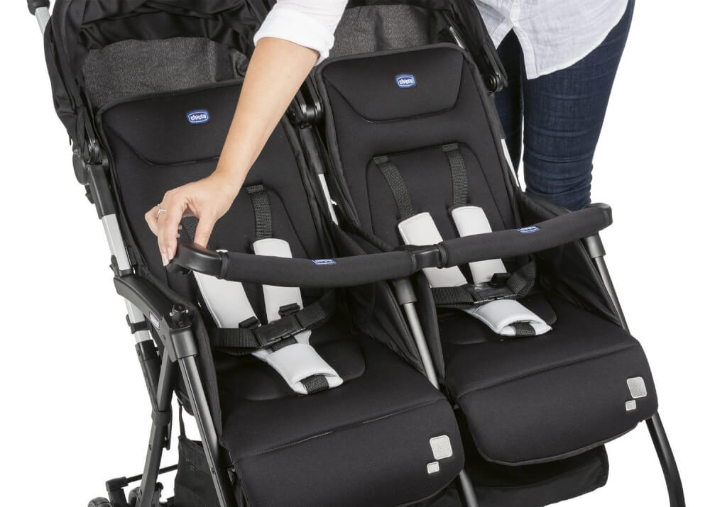 Chicco Zwillingsbuggy Ohlala Twin Black Night