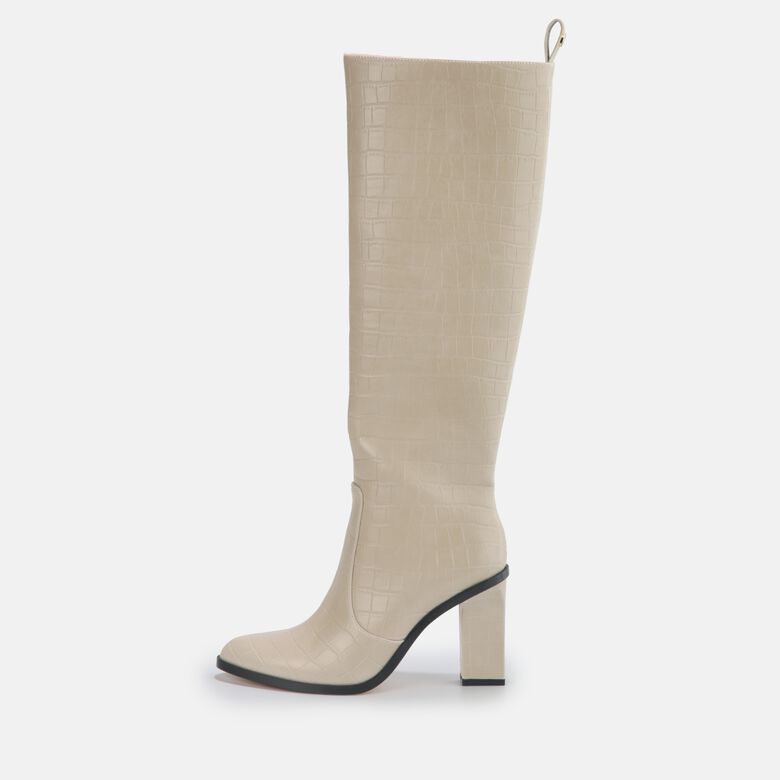 Shirly bottes véganes, crème