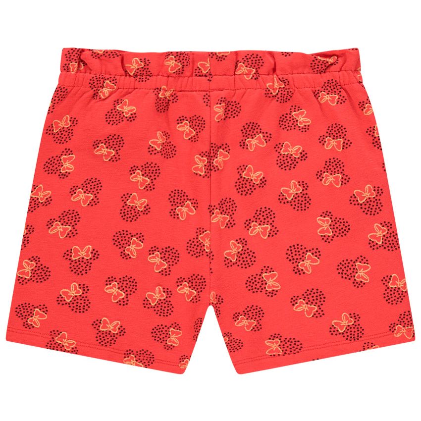 Short en jersey Minnie Disney printée all-over - Rouge