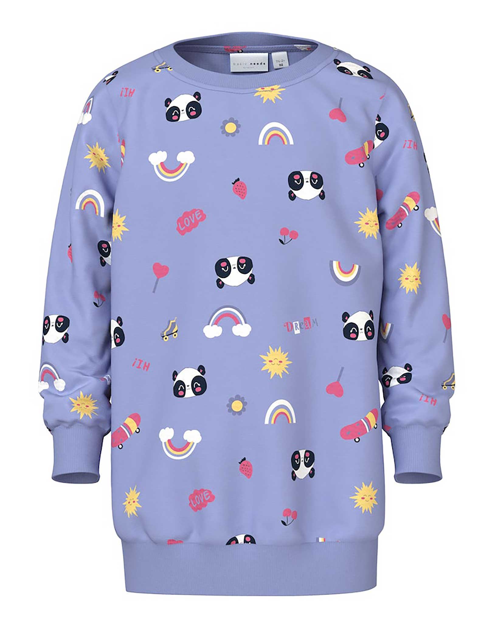 Sweatshirt NMFVERONIKA PANDA DREAM in easter egg