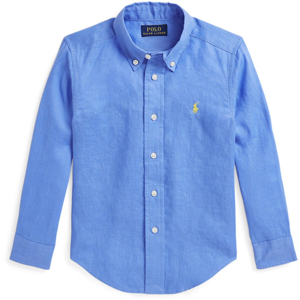 Køb Polo Ralph Lauren Harbor Island Blue Boy Sport Skjorte