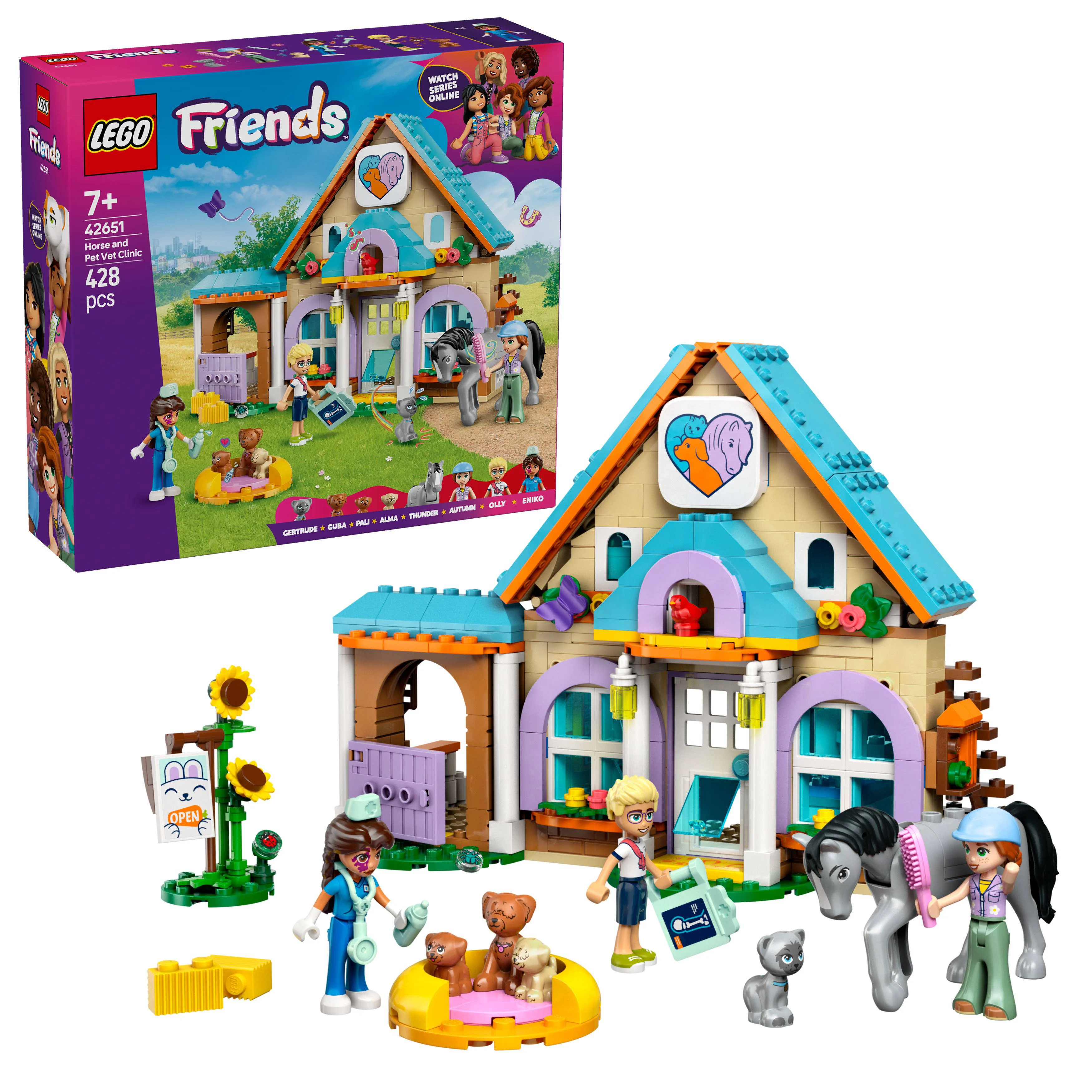 LEGO Dierenkliniek voor paarden en huisdieren 42651