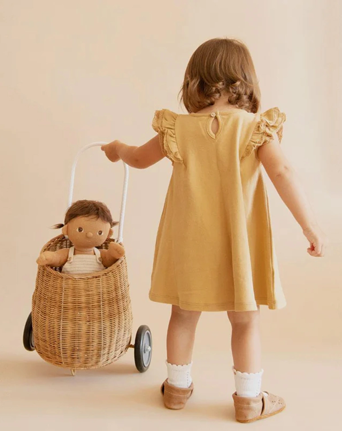 Stoffpuppe DINKUM - SPROUT (35cm) in creme