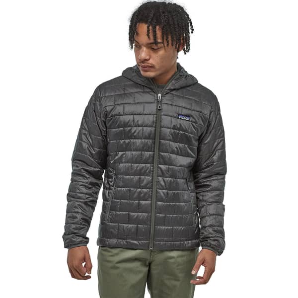 Doudoune randonnée PATAGONIA M'S NANO PUFF HOODY FORGE GREY