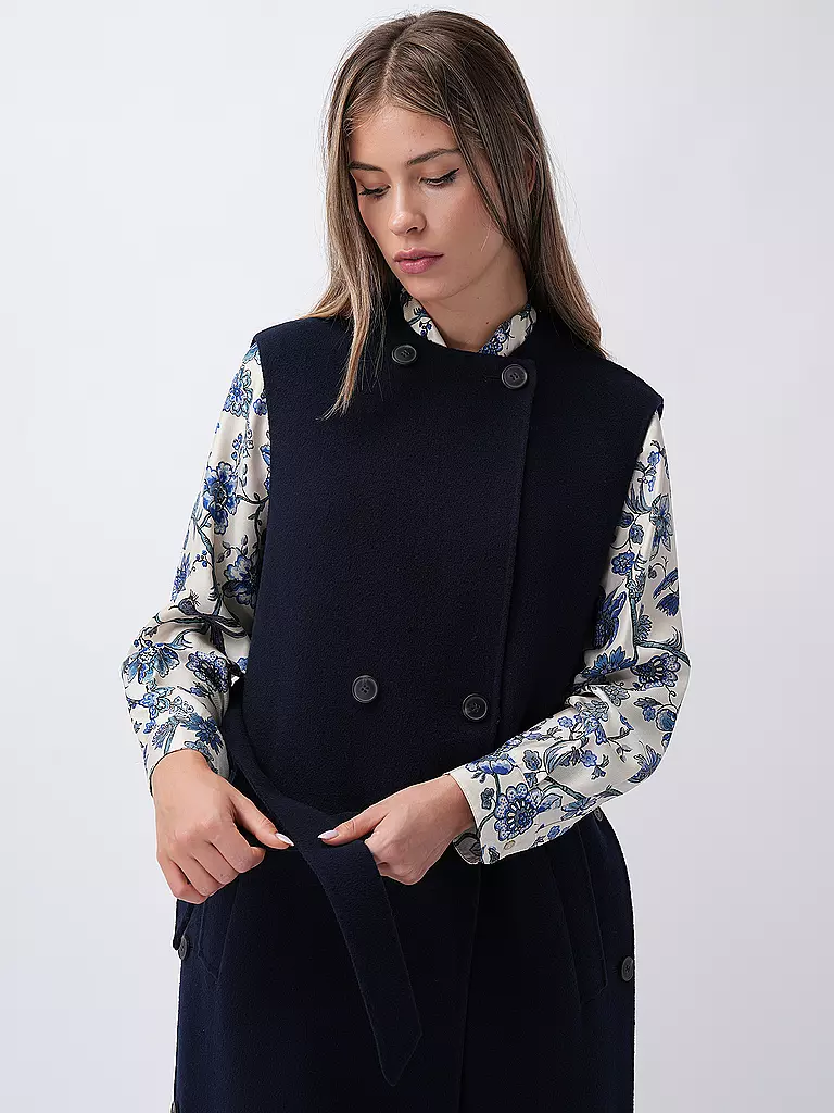 WEEKEND MAX MARA Wollmantel STECCA dunkelblau