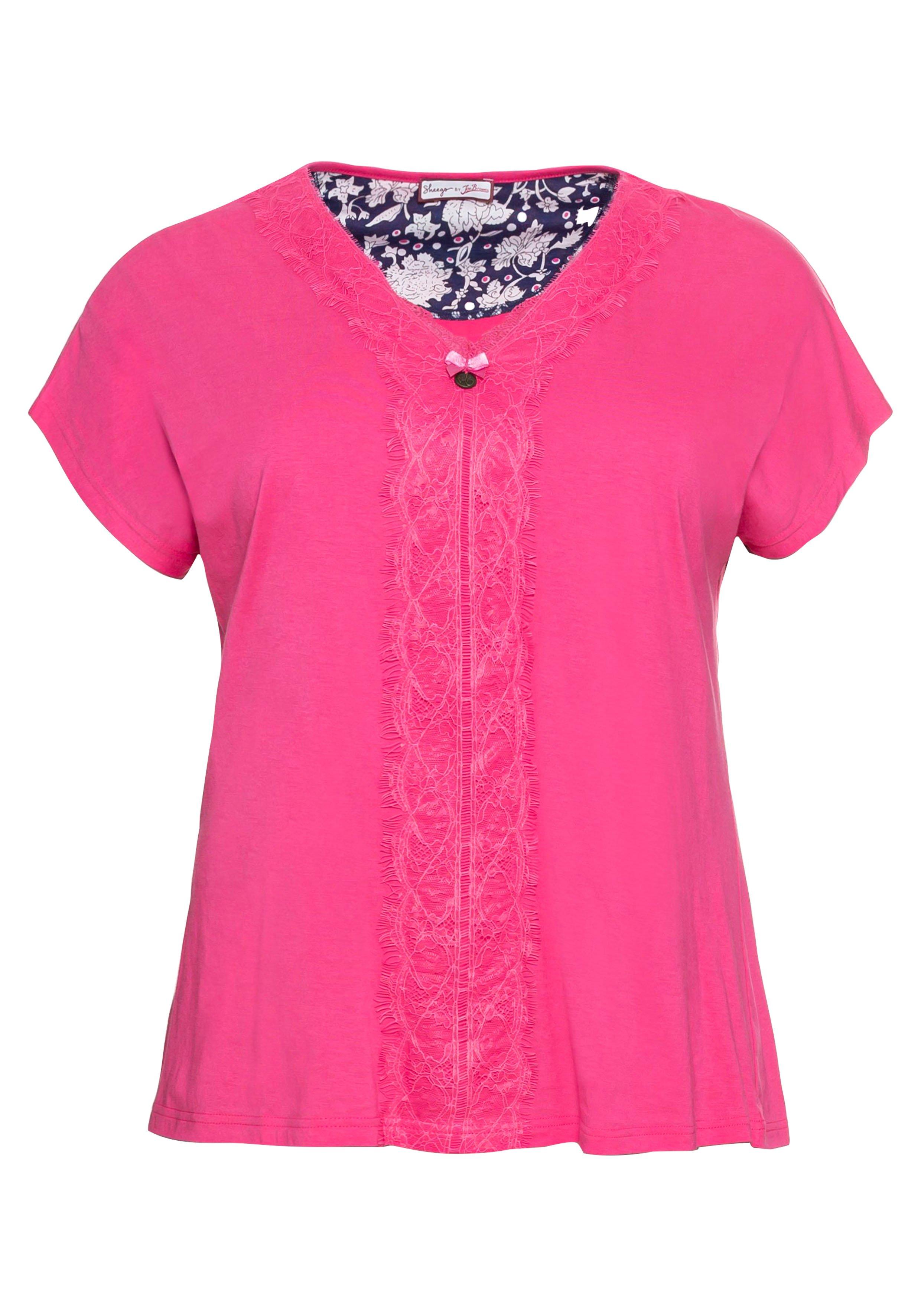 Lounge-Shirt in Oversized-Form mit femininen Details