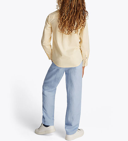 Tommy Hilfiger Hosen - Leinen - Luftig Blue