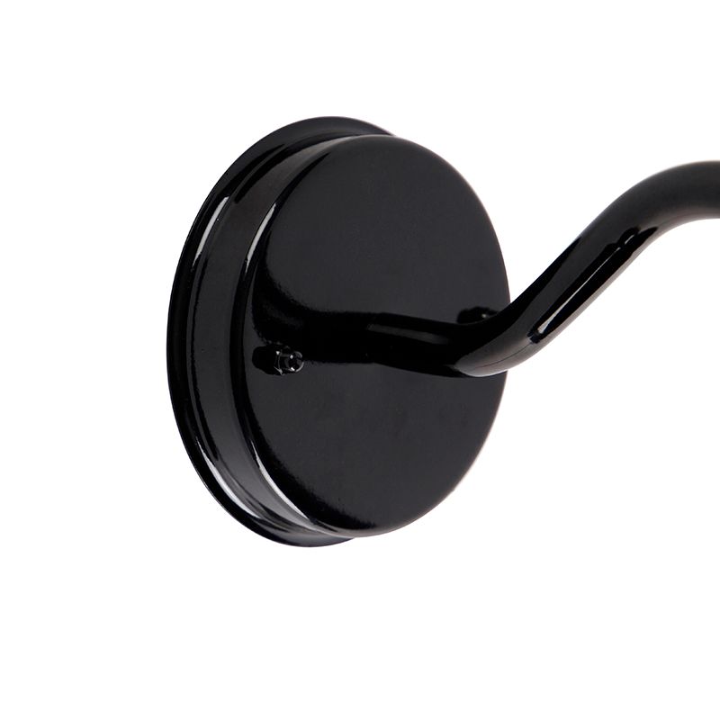 Moderne buitenwandlamp zwart IP44 - Kansas