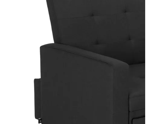 Fauteuil-lit peu encombrant avec accoudoirs au design moderne Zeta