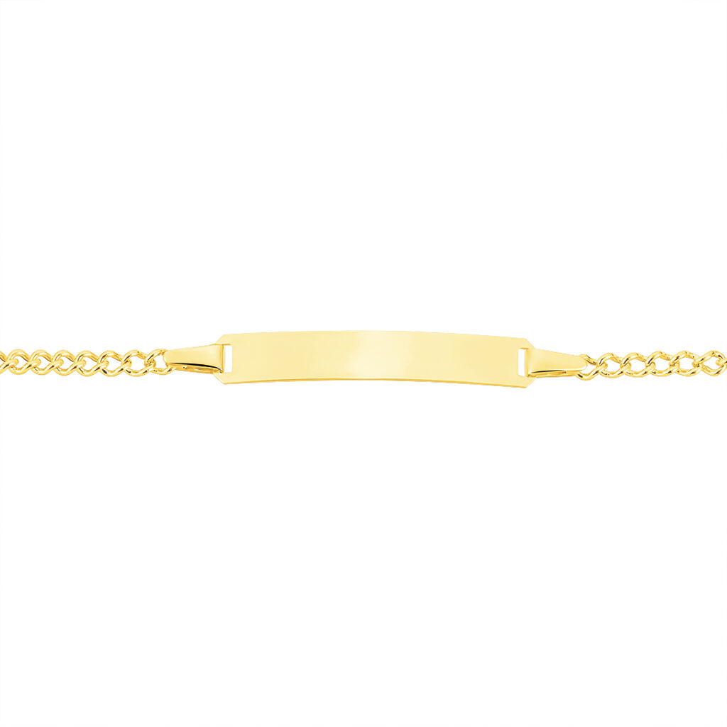 Bracelet Identite Bebe Or Jaune Etheline