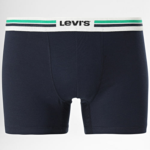 Lot De 2 Boxers 701222843 Bleu Marine Bleu Clair