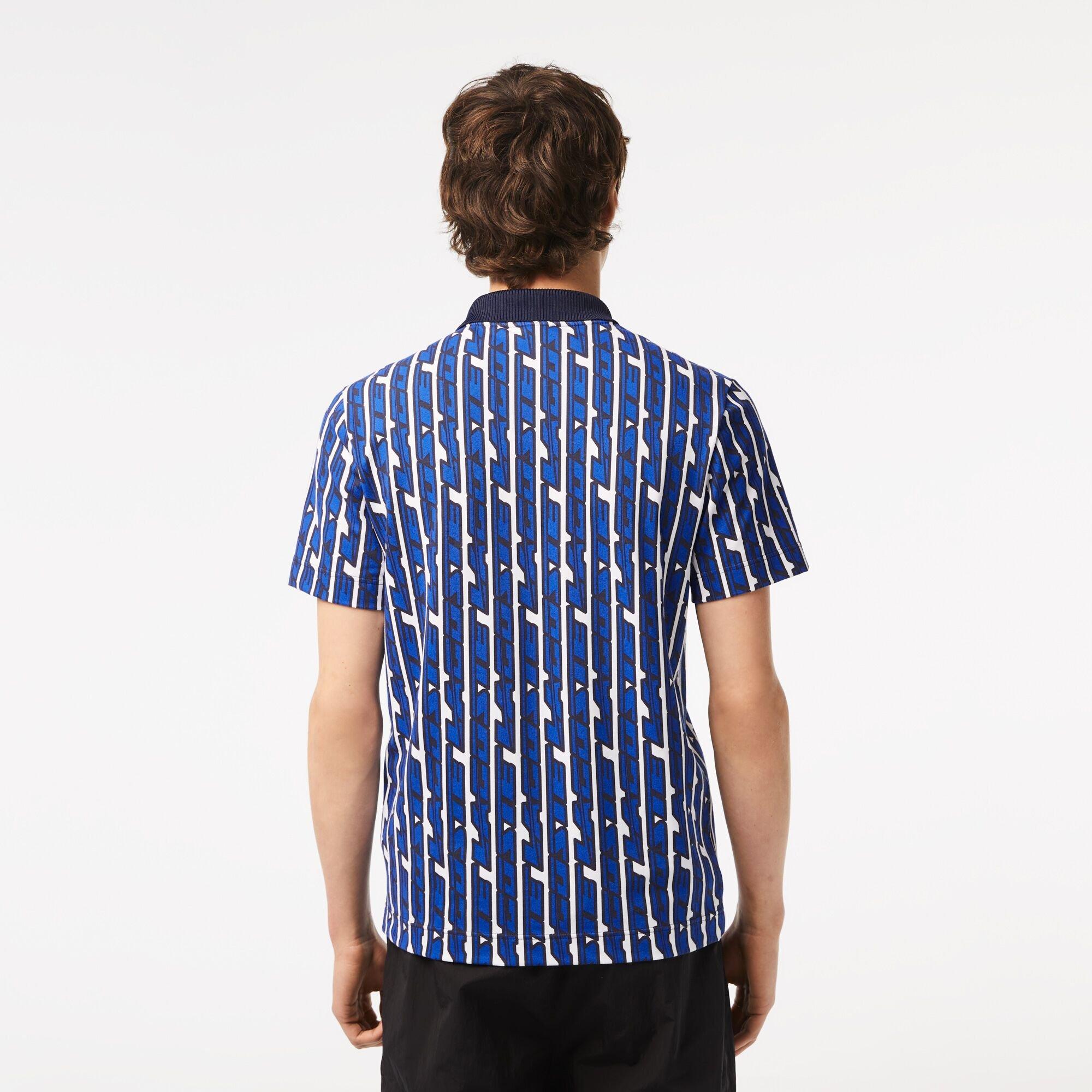 Lacoste Printed Polo Top
