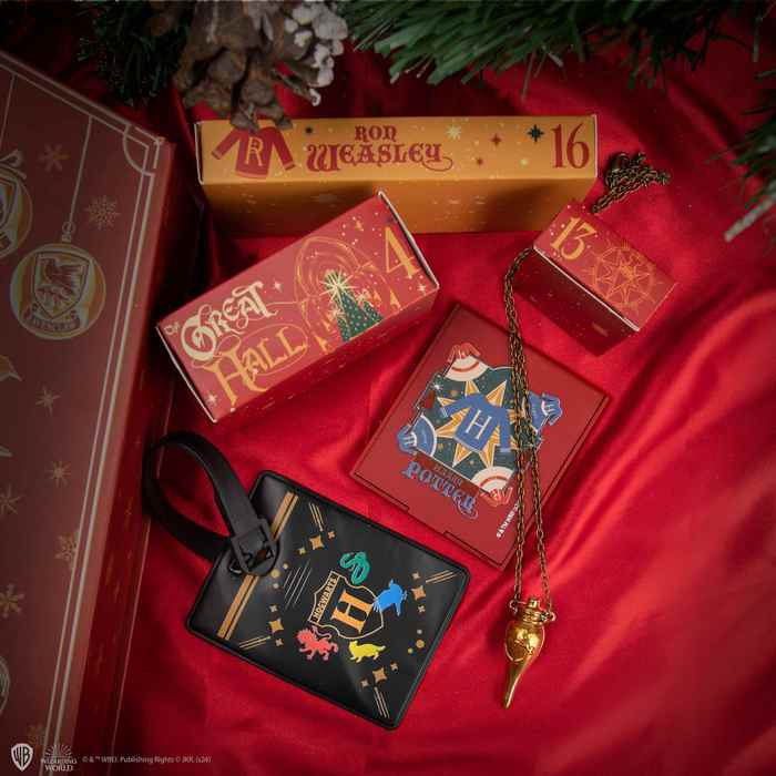 (26x28cm) Deluxe Adventskalender Geschenk Weihnachts Kalender Lizenziert (CR2106) - Harry Potter Hogwarts