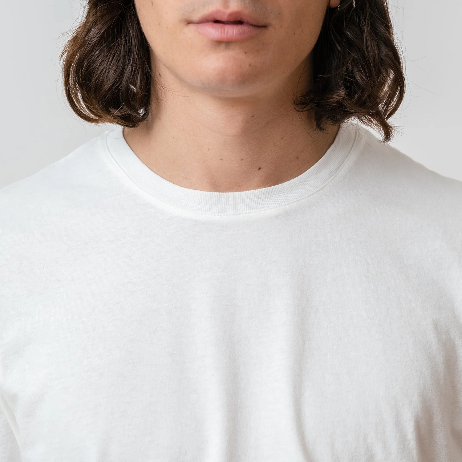 White organic cotton T-shirt