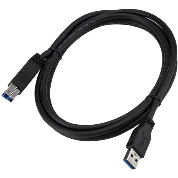 StarTech.com Câble Certifié USB 3.0 A vers B 2 m - M/M - Cordon USB3 SuperSpeed USB A USB B