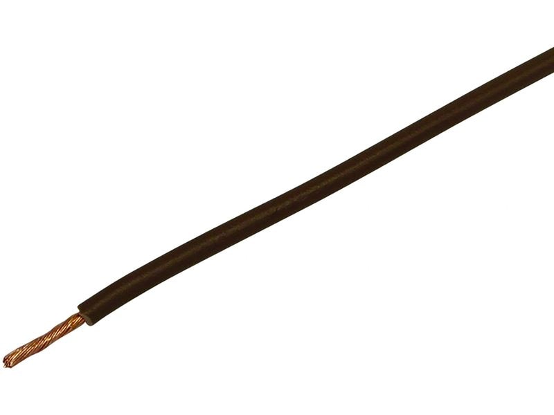 STEFFEN T-Litze 1.5 mm², 100 m Braun Installationskabel