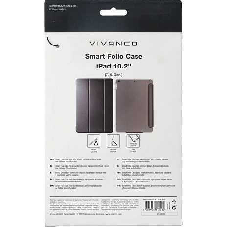 Vivanco Folio Smart Case til Ipad 10,2