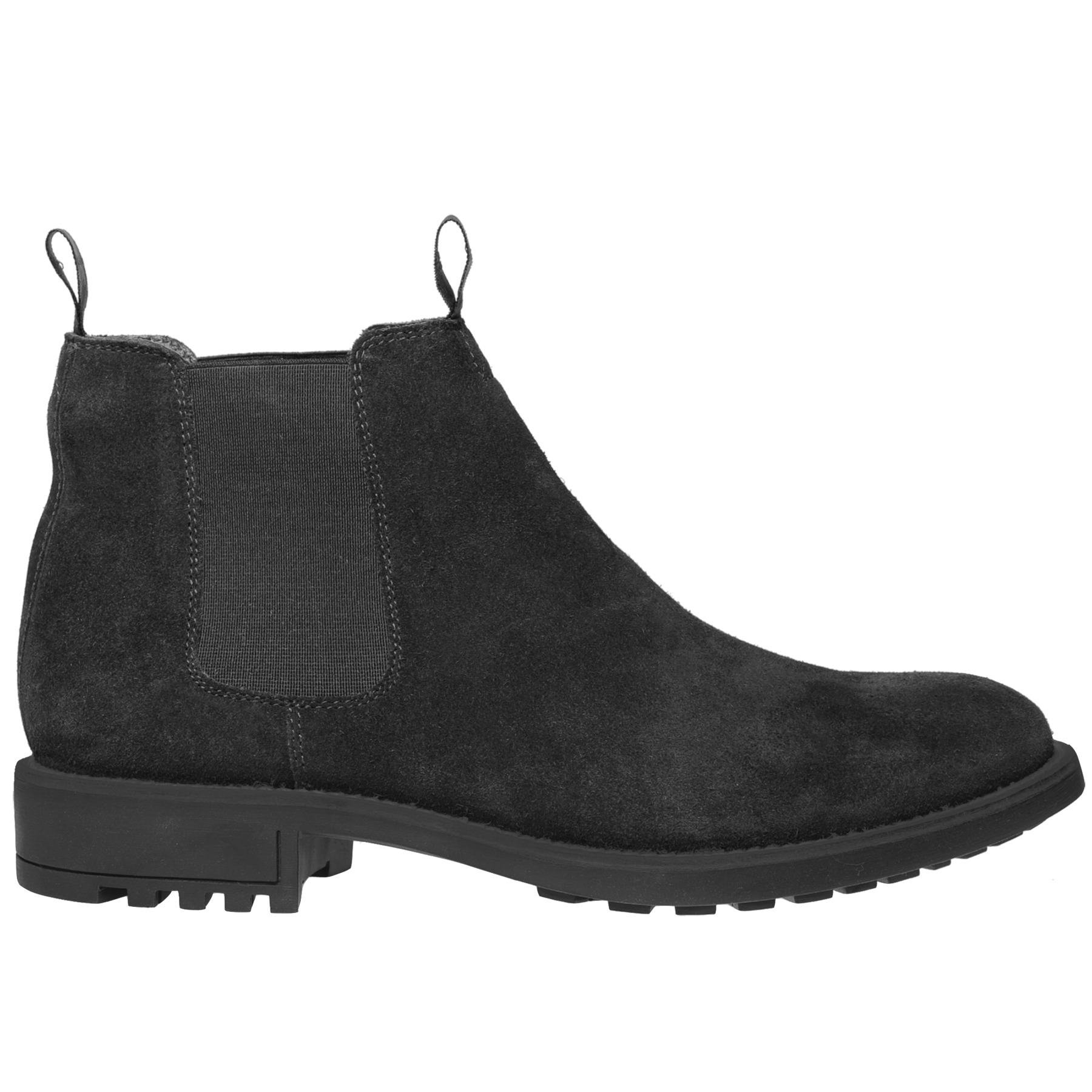 Noodles - Chelsea Boot Suede Black - Trapes Sko