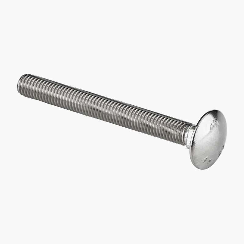 Vognbolt M8 x 75 mm, A4, 25 stk.
