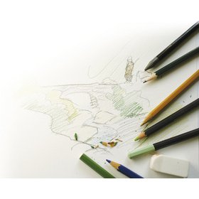 Cahier de dessin, uni, 120 g/m2, A4