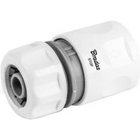 Raccord de tuyau femelle WHITE LINE, aquastop, 1/2'