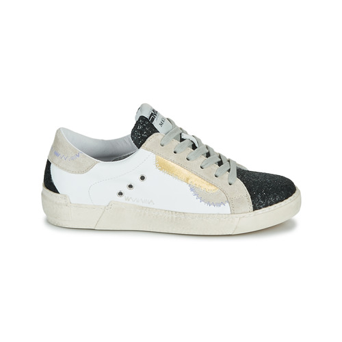 Meline - NKC139 - Blanc / Glitter Noir