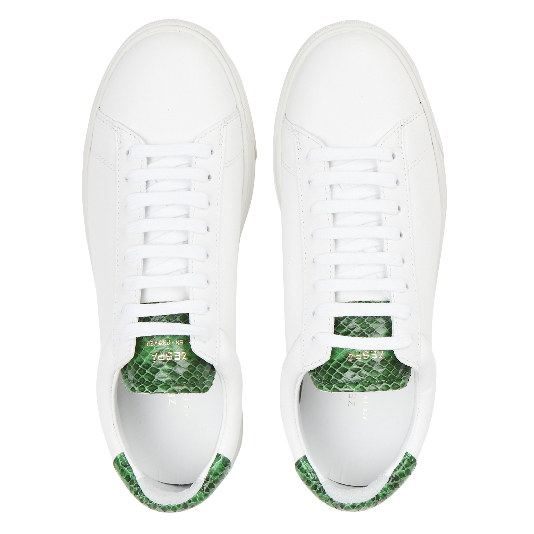 Baskets basses en cuir | Blanc