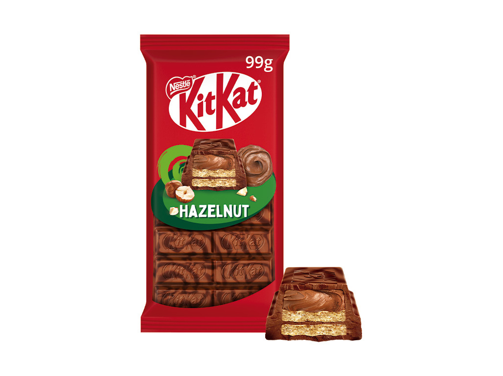 CHOCOLATE LEITE KITKAT BOLACHA E AVELÃ 99G