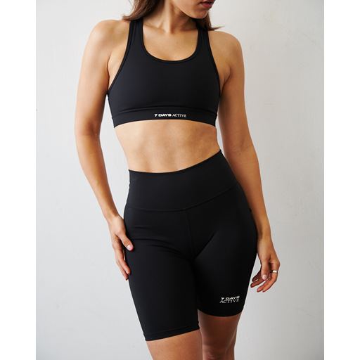7 DAYS Active Signature Bike Shorts, Black, L