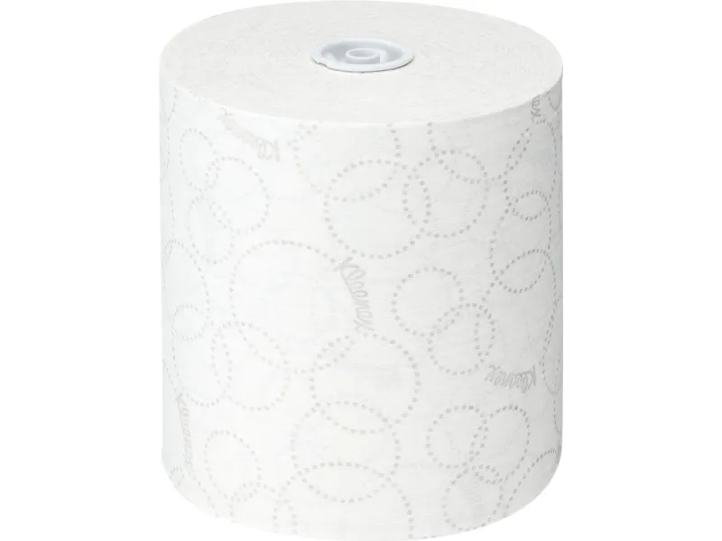 Håndklæderulle, Kimberly-Clark Kleenex, 2-lags, 150m x 19,8cm, hvid, blandingsfibre