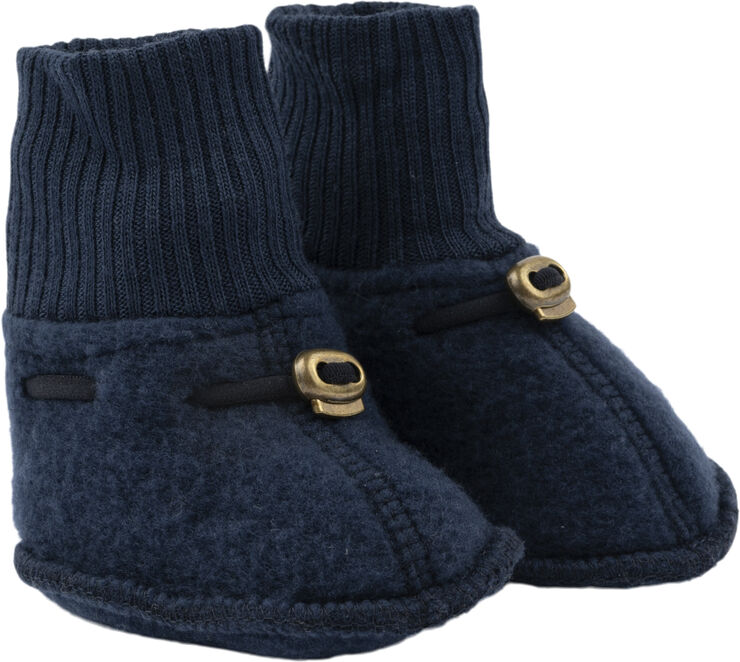 Mikk-Line Wool Footies Blue nights