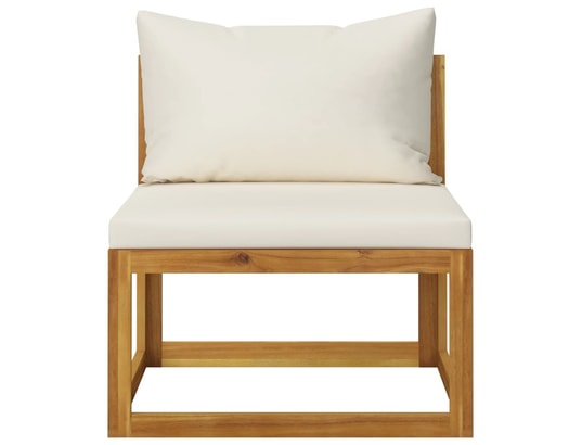 LES TENDANCES - Salon extérieur Salon de jardin-crème-6 places-68x70x60-299204
