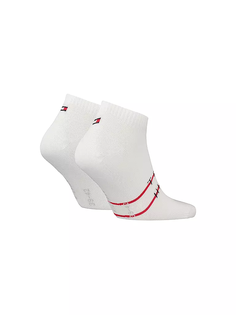 TOMMY HILFIGER Herren Socken 2er Pkg white  weiss