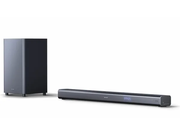 Sharp HT-SBW460 - Lydbarsystem - til hjemmebiograf - 3.1.kanal - trådløs - Bluetooth - 220 Watt (Total) - mat sort