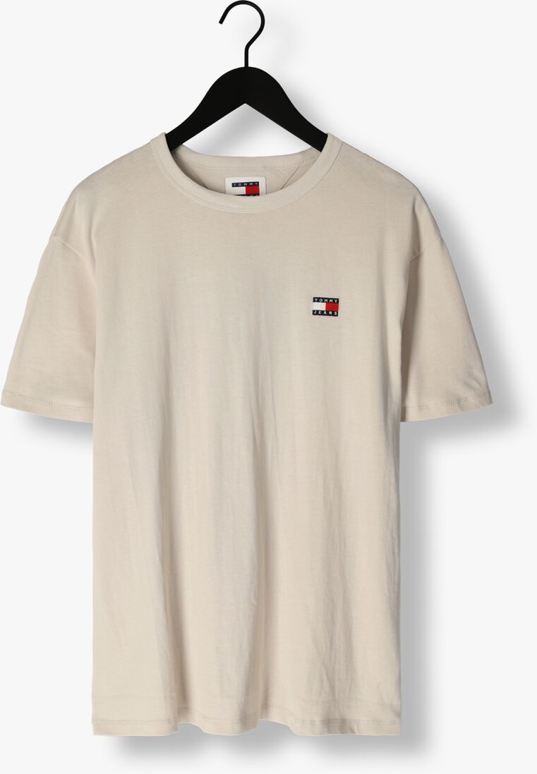 TOMMY JEANS beige tommy jeans t-shirt tjm reg badge tee ext