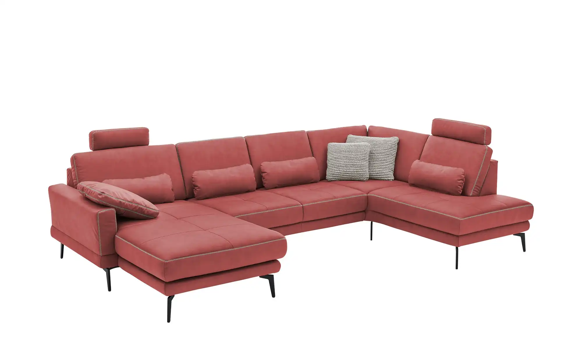 meinSofa Wohnlandschaft aus Mikrofaser Mike