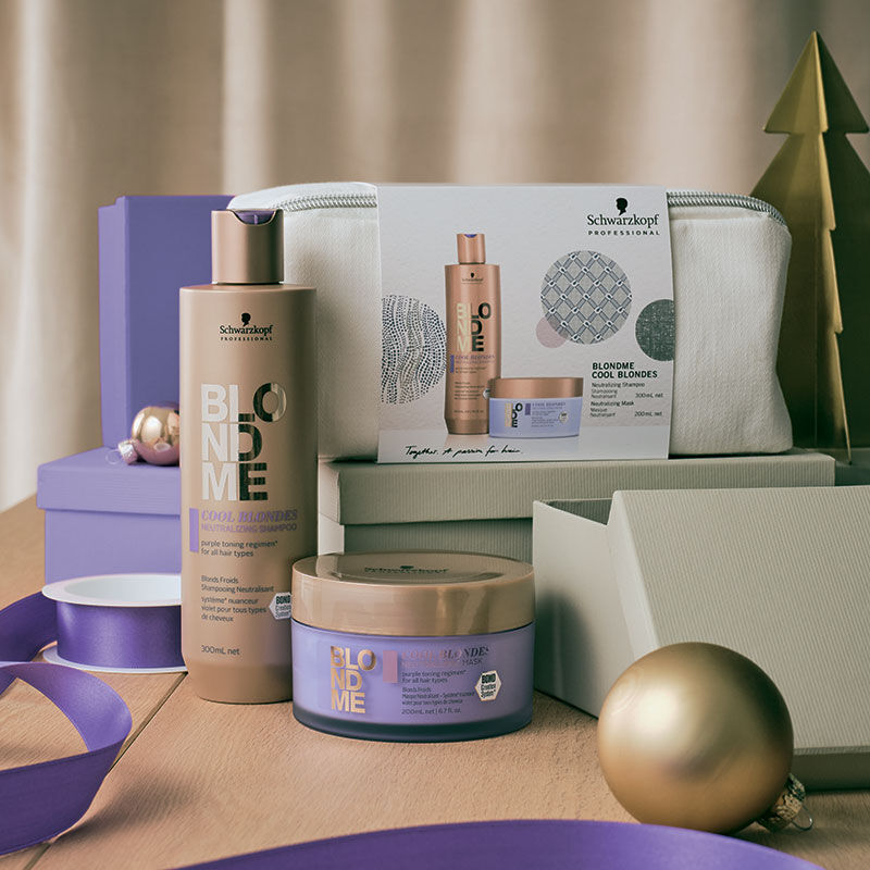 Rituel neutralisant pour cheveux blonds froids Blondme
