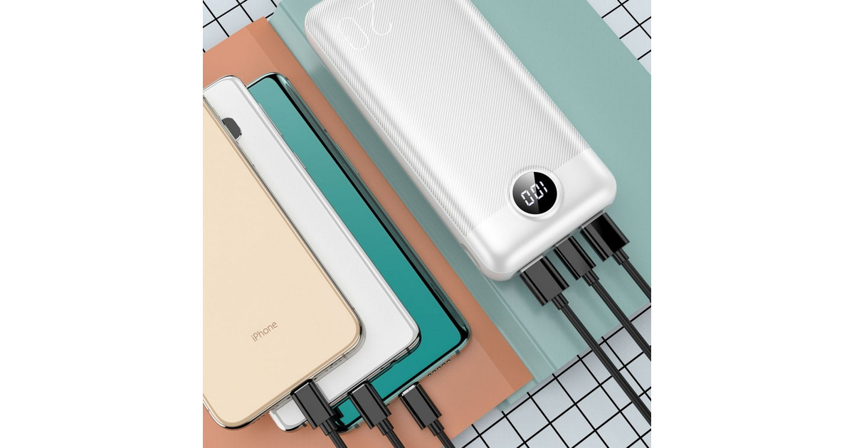 VEGERL20S powerbank 20.000 mAh  (Wit)