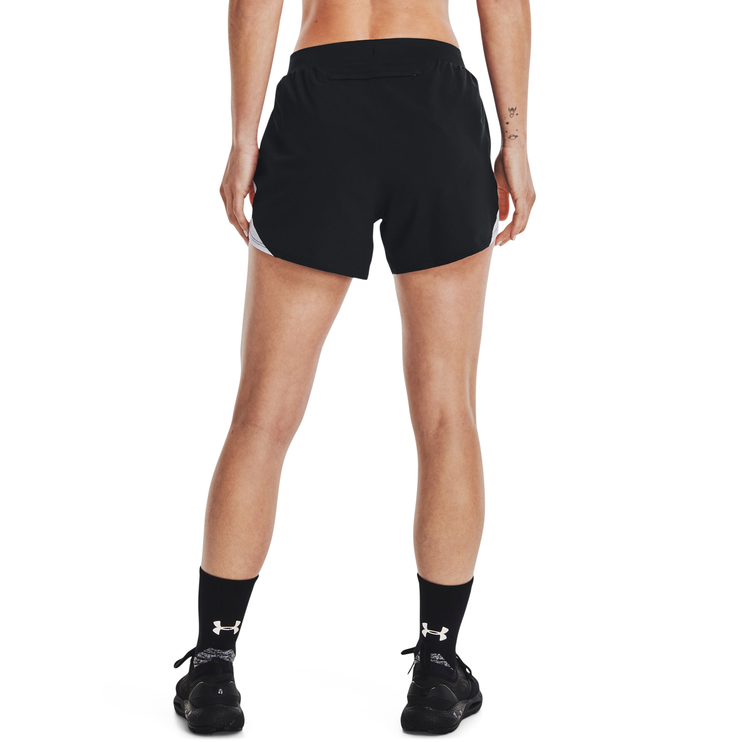Under Armour Fly By Elite 5in Shorts Femmes - Noir , Blanc