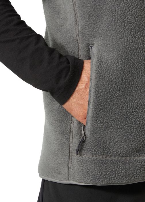 Panorama Pile Block Vest Men fleecevest